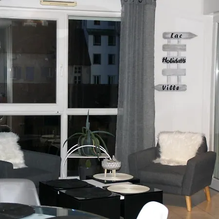 Appartement D'Une Chambre A Gerardmer Avec Magnifique Vue Sur La Ville Balcon Amenage Et Wifi